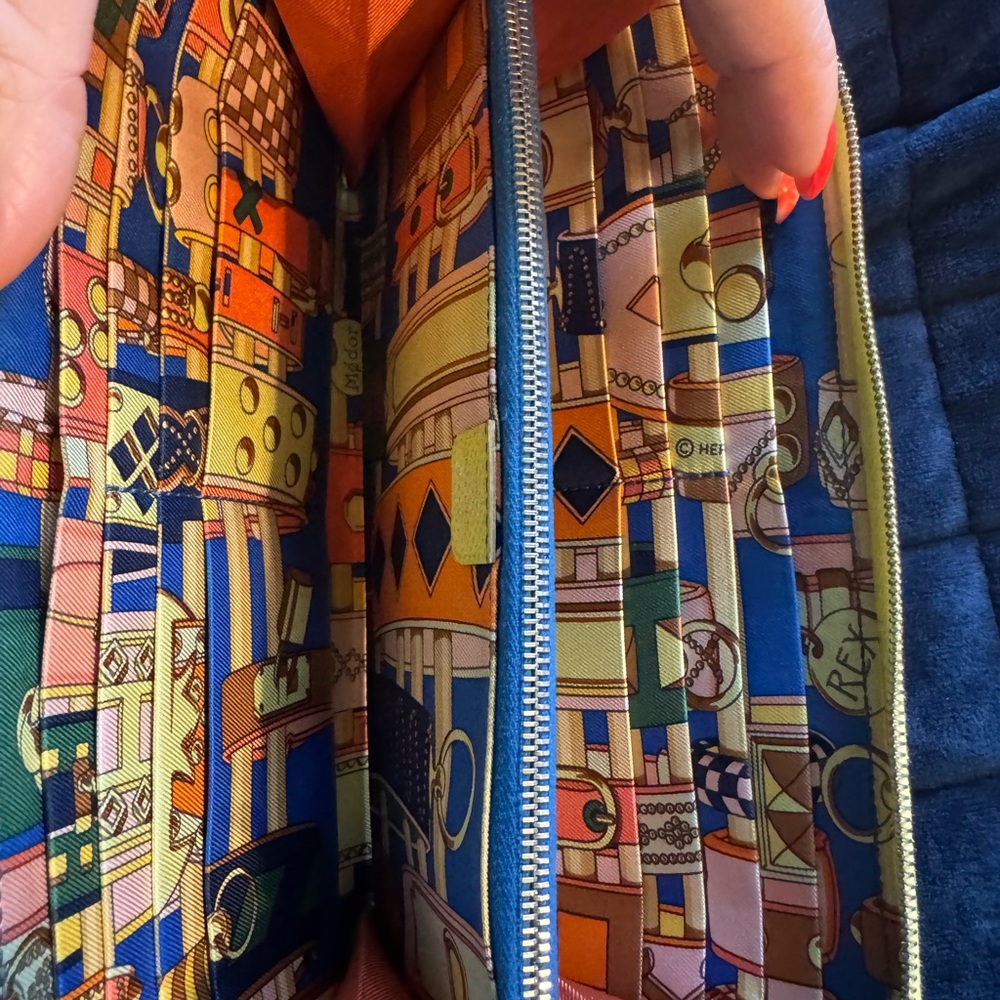 Herms Multicolor Patterned Accessory - image 3